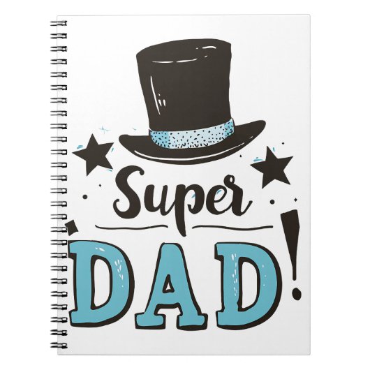Vaderdag - Super Dad Celebration Notitieboek (Voorkant)