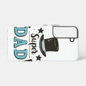 Vaderdag - Super Dad Celebration Samsung Galaxy Hoesje (Achterkant horizontaal)