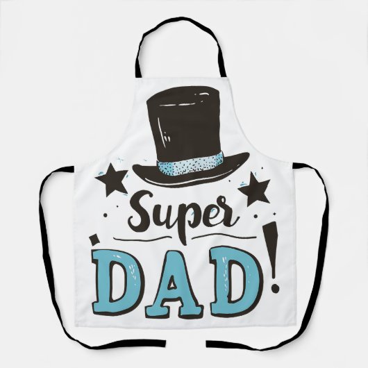 Vaderdag - Super Dad Celebration Schort (Voorkant)