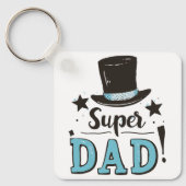 Vaderdag - Super Dad Celebration Sleutelhanger (Voorkant)