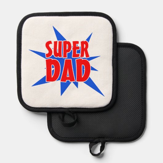 Vaderdag Super Pap Pannenlap (Voorkant / Achterkant)