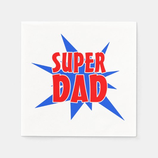 Vaderdag Super Pap Servet (Voorkant)