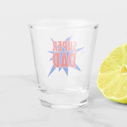 Vaderdag Super Pap Shot Glas (Achterkant)