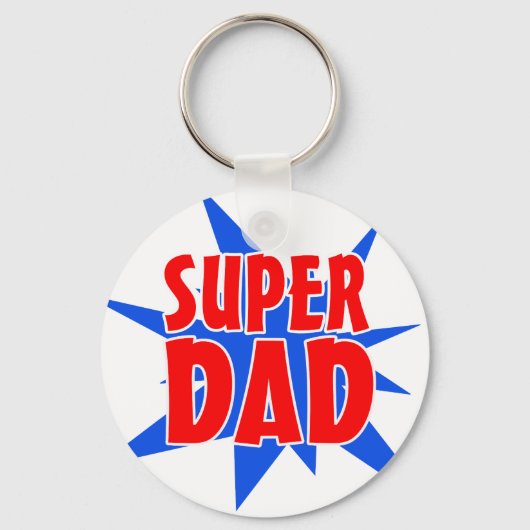 Vaderdag Super Pap Sleutelhanger (Achterkant)