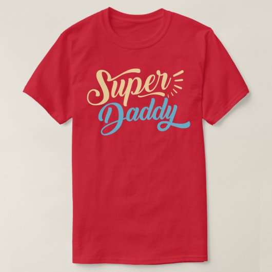 Vaderdag Super Pap T-shirt (Design voorkant)