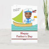 Vaderdag Super Story Book Adventure Feestdagen Kaart (Achterkant)