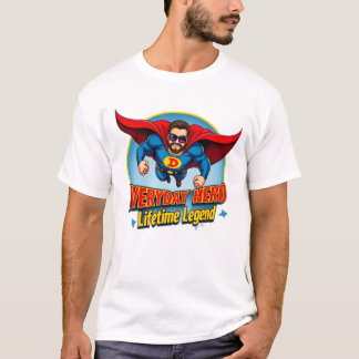 Vaderdag super vader held t-shirt