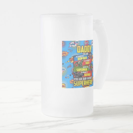 Vaderdag - Superdad Matglas Bierpul (Voorkant rechts)