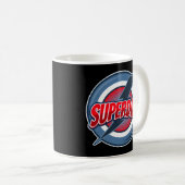 Vaderdag Superdad voor super pa Koffiemok (Voorkant rechts)