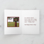 Vaderdag/Sweet and Funny/Dad, Je hebt me geleerd h Kaart (Binnen)