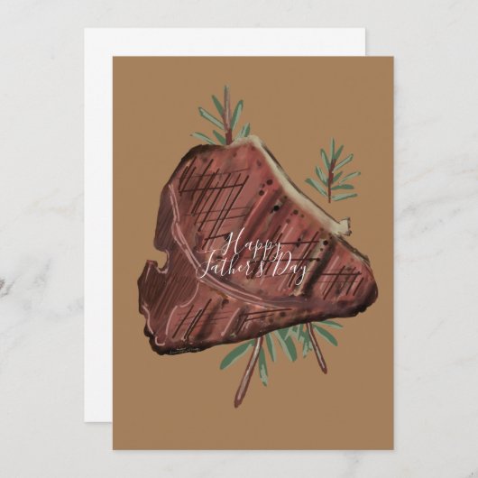 Vaderdag T Bone Steak Rosemary Sprigs (Voorkant / Achterkant)