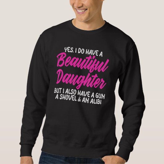 Vaderdag T-shirt Ja, ik heb een Geweldige dochtert (Voorkant)