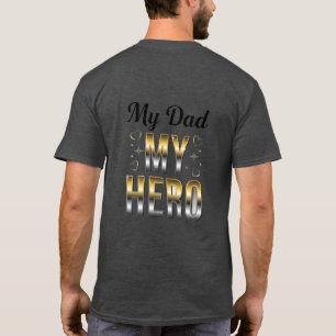 Vaderdag T-shirt "Mijn vader is mijn held"