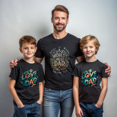  Vaderdag T-shirt - Namen & Bericht