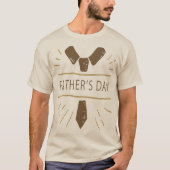 "Vaderdag" T-shirt - Vier papa's dag (Voorkant)