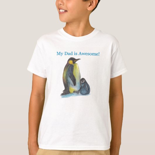 Vaderdag T-shirt, wit T-shirt (Voorkant)