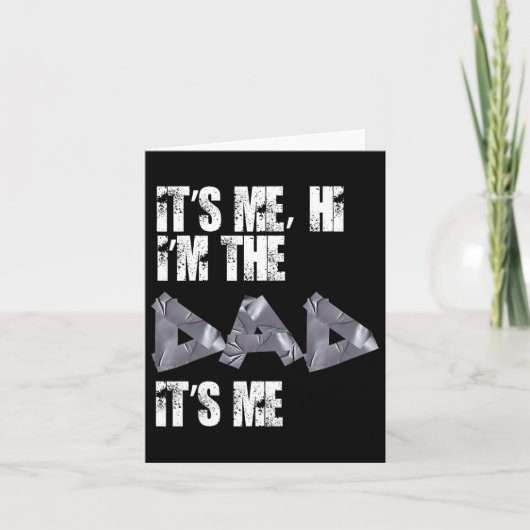 Vaderdag T-shirts Grappig Het Is Mij Hi I&#; m De Kaart (Voorkant)