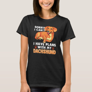 Vaderdag teckel vader moeder verjaardag teckel t-shirt