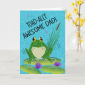 Vaderdag TOADalig Geweldige Papa Kaart (Gele Bloem)