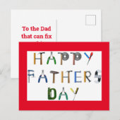 Vaderdag Tools Briefkaart (Voorkant / Achterkant)