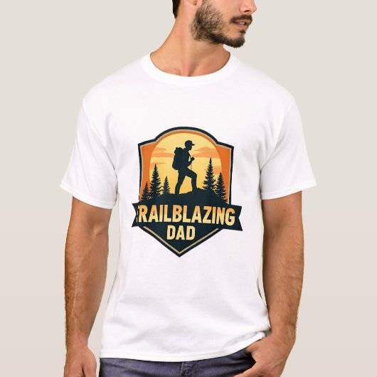 Vaderdag Trailblazing Dad T-shirt (Voorkant)