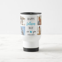 Vaderdag Travel Mug | gepersonaliseerde collage