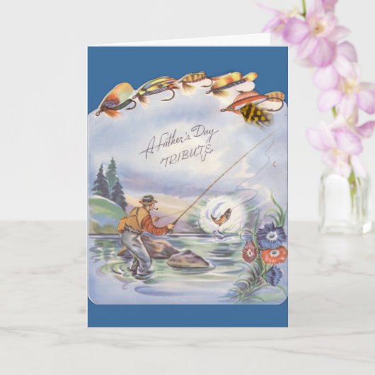 Vaderdag Tribute Kaart (Orchidee)