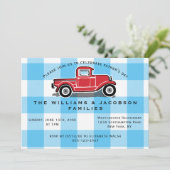 vaderdag  Truck Blue Buffalo Check Kaart (Staand voorkant)