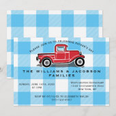 vaderdag  Truck Blue Buffalo Check Kaart (Voorkant / Achterkant)