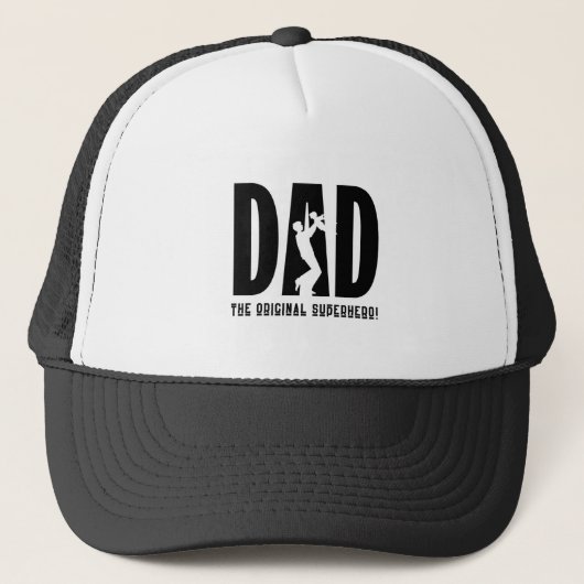 Vaderdag Trucker Hat – klassieke pap stijl Pet (Voorkant)