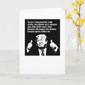 Vaderdag Trump Kaart (Gele Bloem)