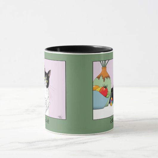 Vaderdag Tuxedo Cat Mok (Midden)