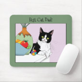 Vaderdag Tuxedo Cat Muismat (Met muis)
