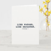 Vaderdag Typewriter Tekstkaart Kaart (Gele Bloem)