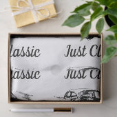 Vaderdag typografie ontwerp gewoon klassieke auto tissuepapier (Geschenk)