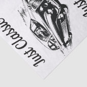 Vaderdag typografie ontwerp gewoon klassieke auto tissuepapier (Detail)