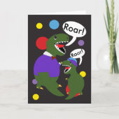 Vaderdag Tyranosaurus Rex dinosaurus personalisere Kaart (Voorkant)