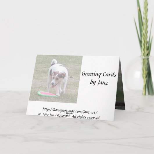 Vaderdag uit de Kaarten van de hond Janz (Achterkant)