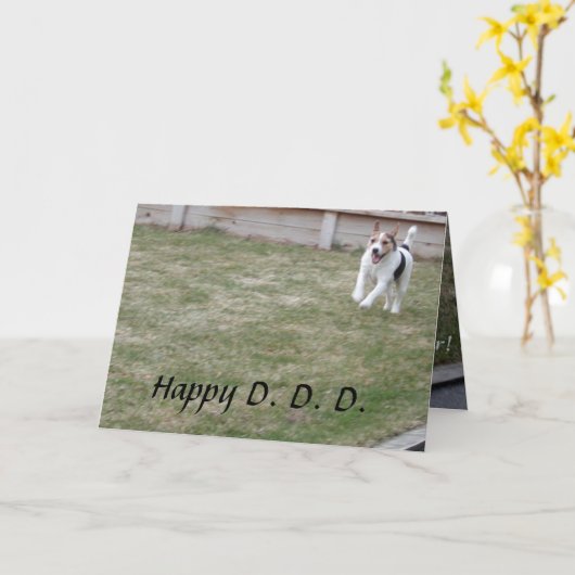 Vaderdag uit de Kaarten van de hond Janz (Gele Bloem)