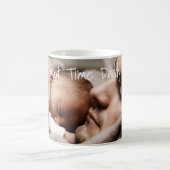 Vaderdag Uw foto is de beste eerste keer dat papa  Koffiemok (Center)