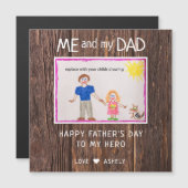 Vaderdag Uw Kaart voor kindertekennetten (Voorkant / Achterkant)