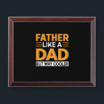 Vaderdag vader als een vader troffee gedenkplaat<br><div class="desc">Vaderdag vader als een vader</div>
