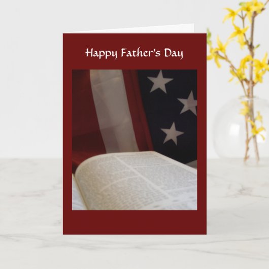 Vaderdag Vader Christelijke Kaart (Gele Bloem)