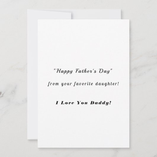 Vaderdag vader en dochter gaan Gevist (Achterkant)