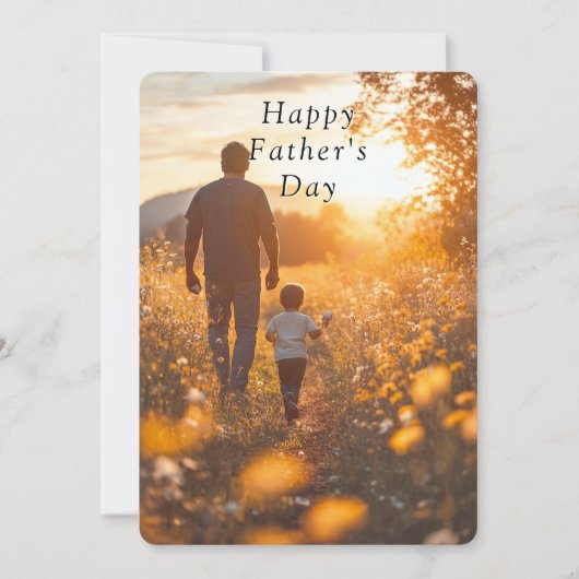 Vaderdag vader en zoon honkbal zomer (Voorkant)