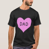 Vaderdag vader familie Vaderdag cadeau dochter T-shirt (Voorkant)
