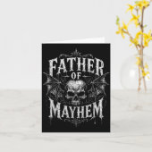 Vaderdag Vader van de Chaos Grappige Papa Kaart (Gele Bloem)