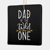 Vaderdag vader van de wilde liefde Een Keramisch Ornament (Links)