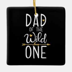 Vaderdag vader van de wilde liefde Een Keramisch Ornament