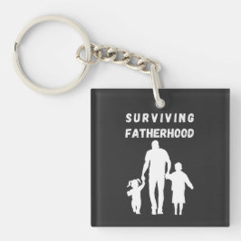 Vaderdag Vader zijn overleven  Sleutelhanger